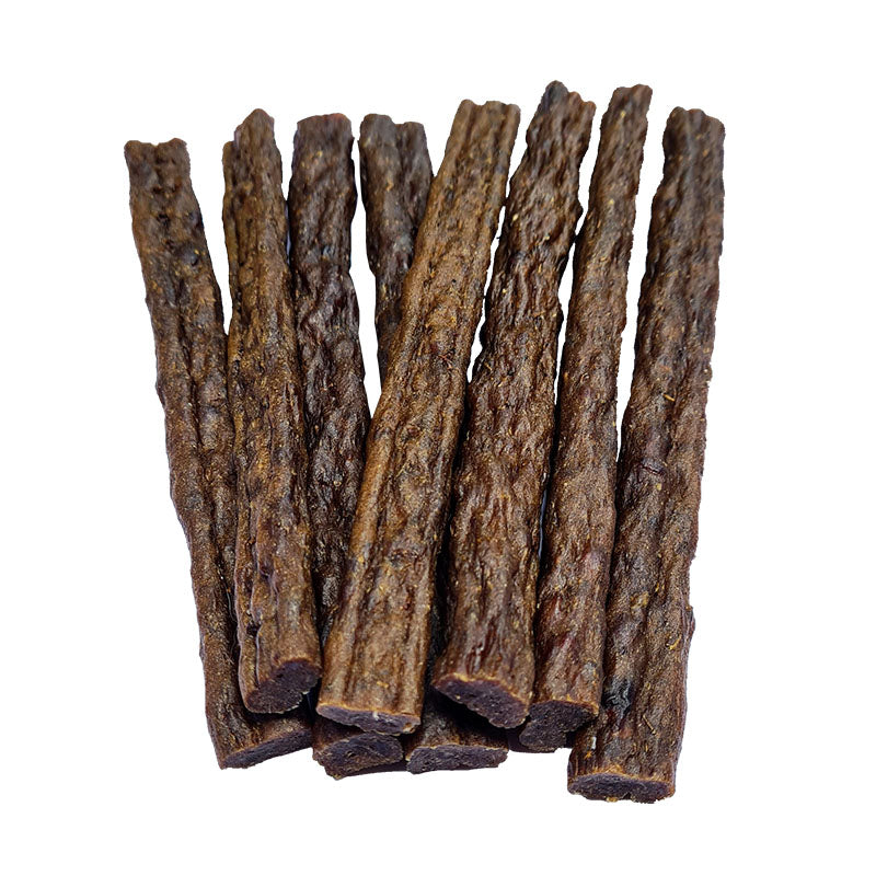 product photo of kangaroo and venison treats for dogs  - Bush Sticks - All Barks