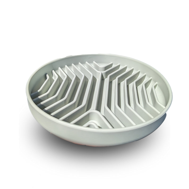light Grass Green Slow Feeder Dog Bowls - All Barks