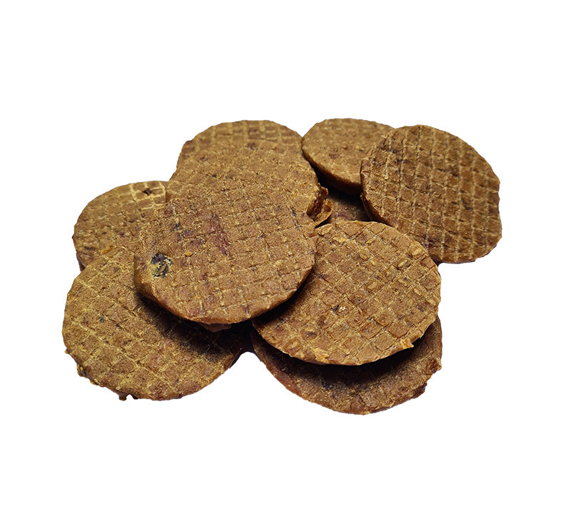 Chicken burgers - Australian Chicken Dog Treats - Aussie Mini Burgers - All Barks 